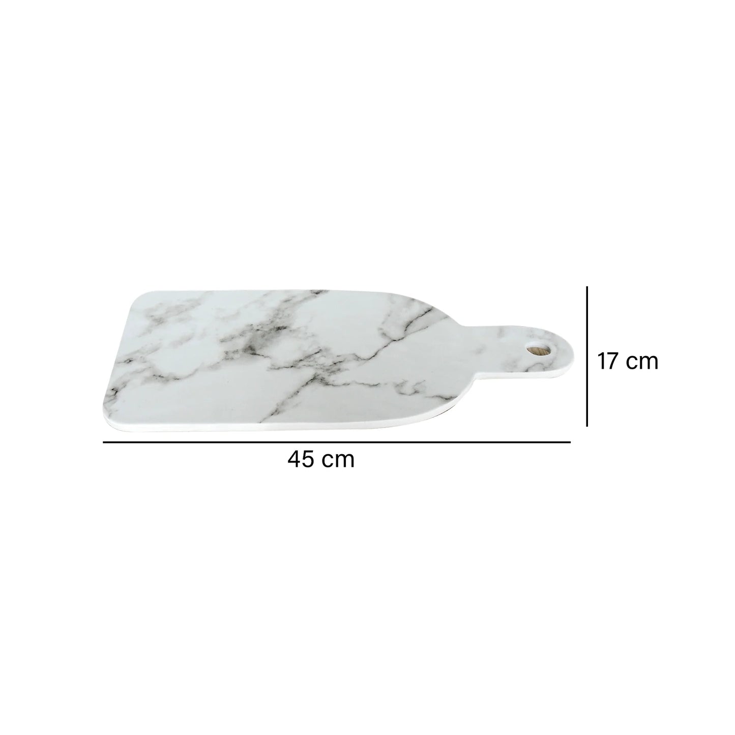Tabla de corte grande Carrara Blanco 45x17x2 cm