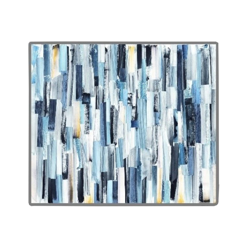 Cuadro Decorativo tipo Marmol Blue Paint-In 120 x 180