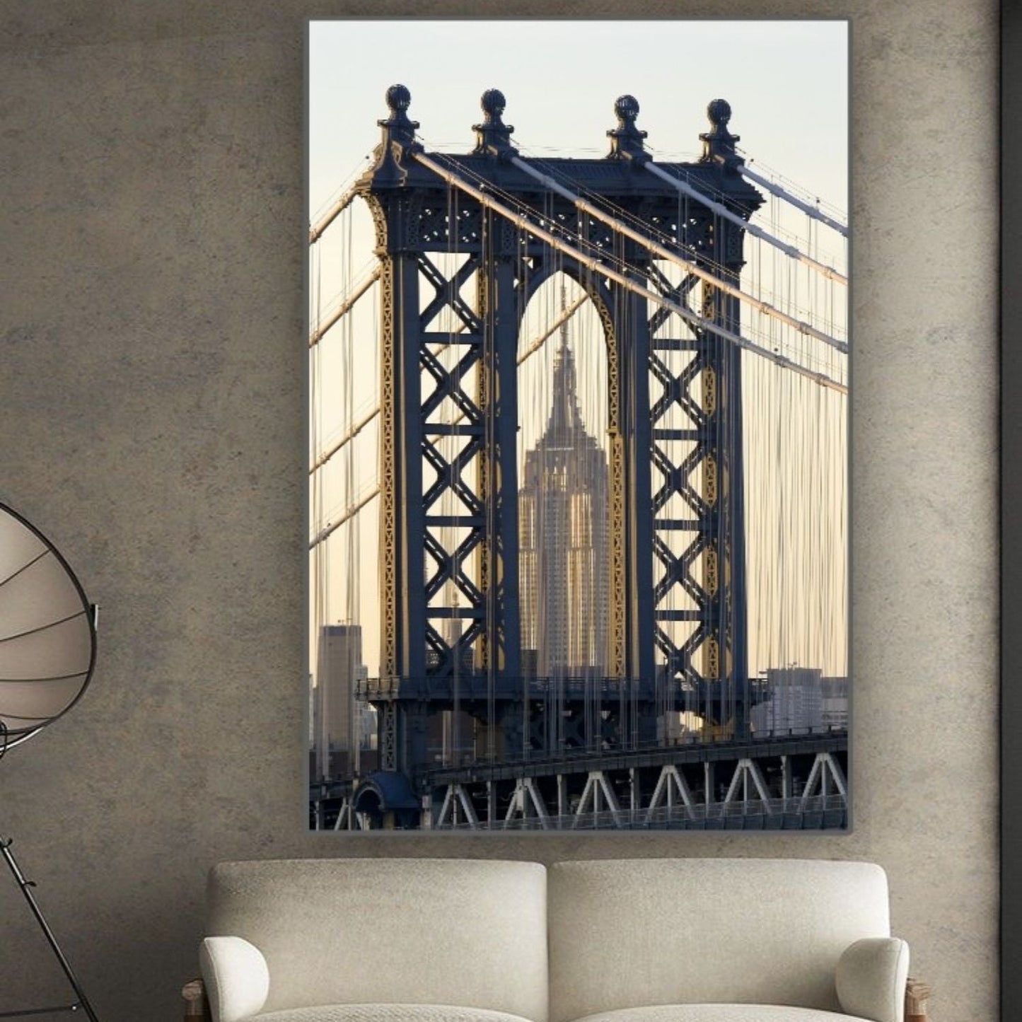 Cuadro Decorativo tipo Marmol New York 180 x 120