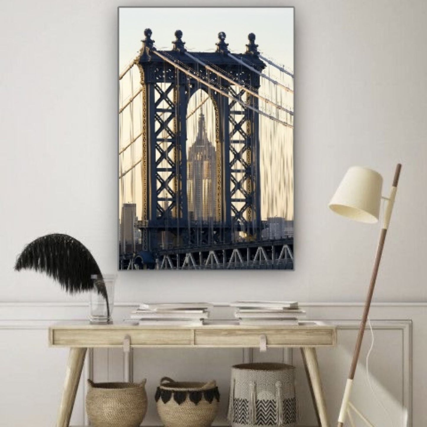 Cuadro Decorativo tipo Marmol New York 70 x 50