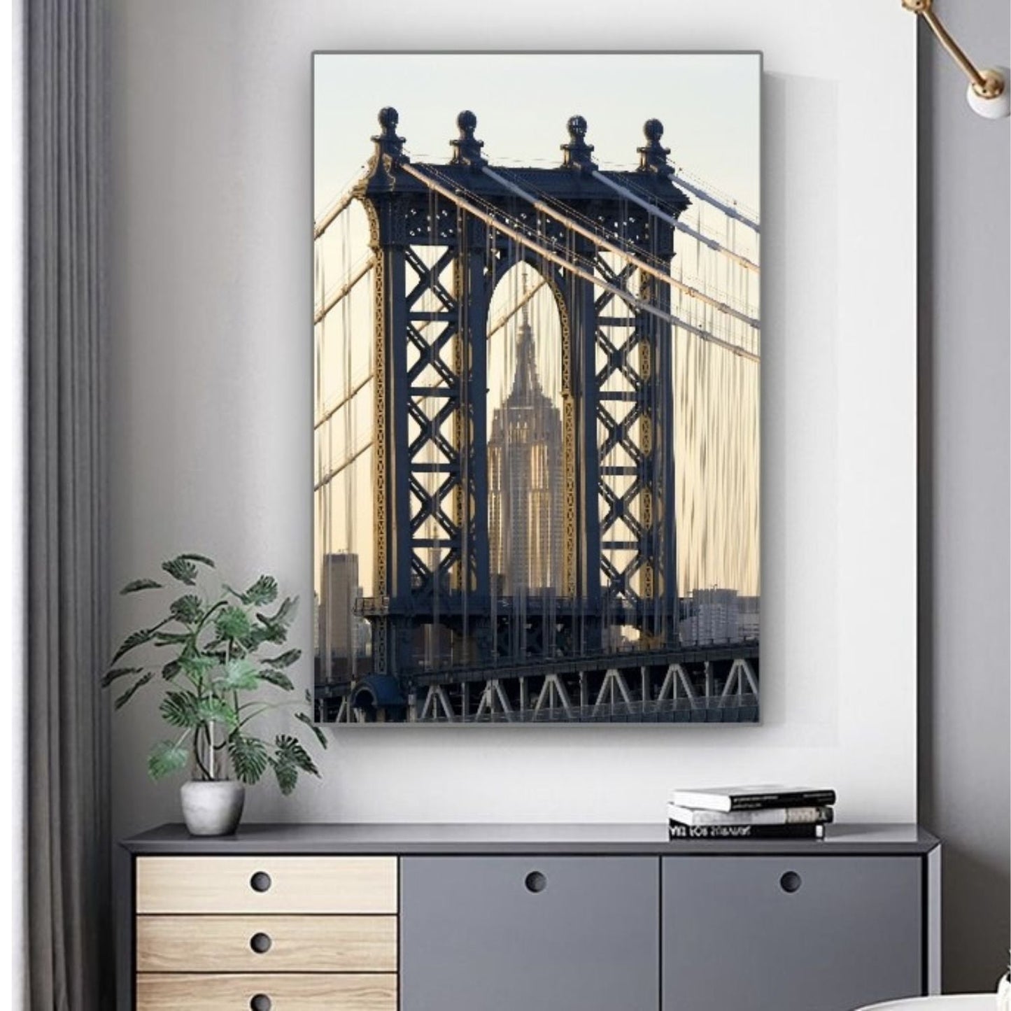 Cuadro Decorativo tipo Marmol New York 120 x 90