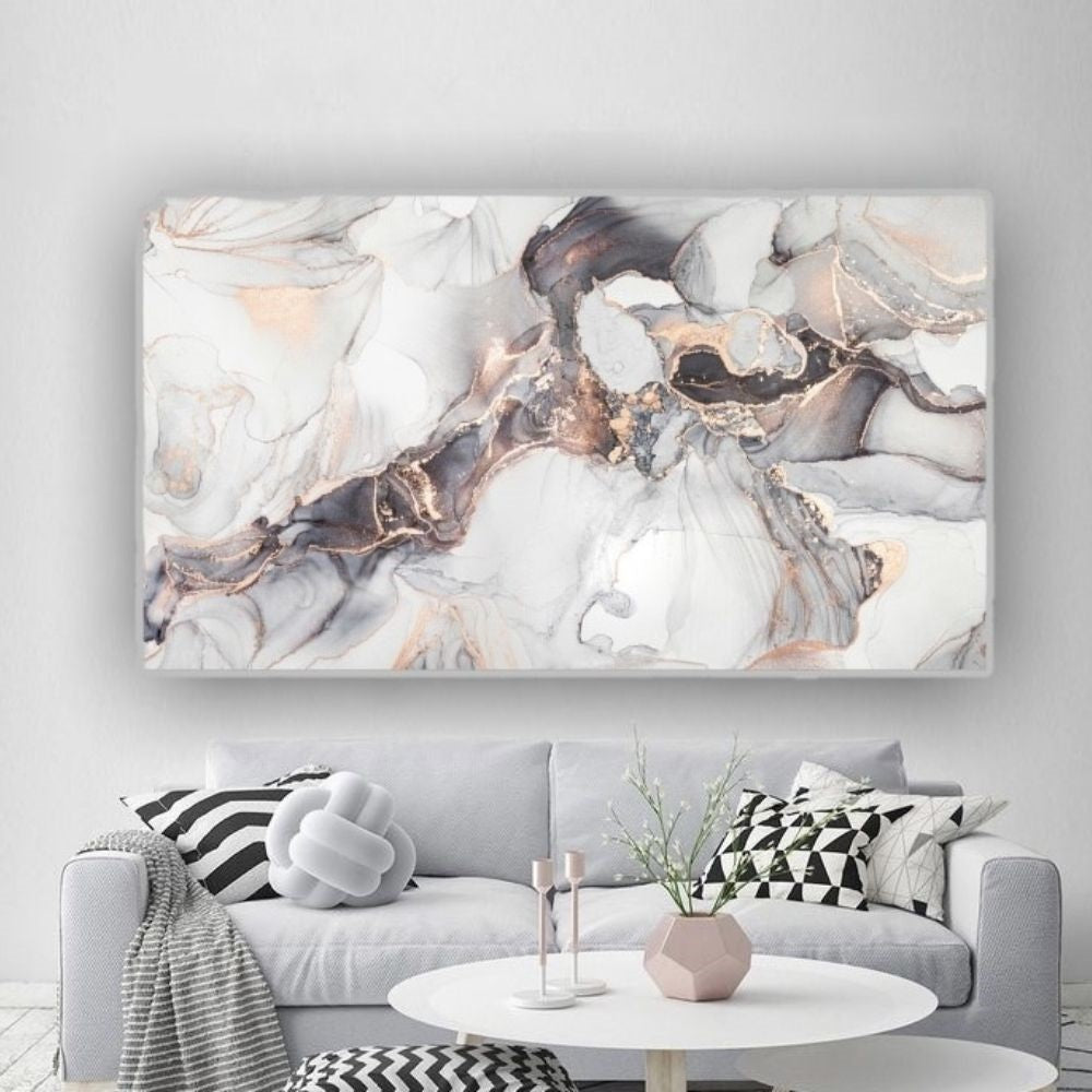 Cuadro Decorativo tipo Marmol Black 120 x 180