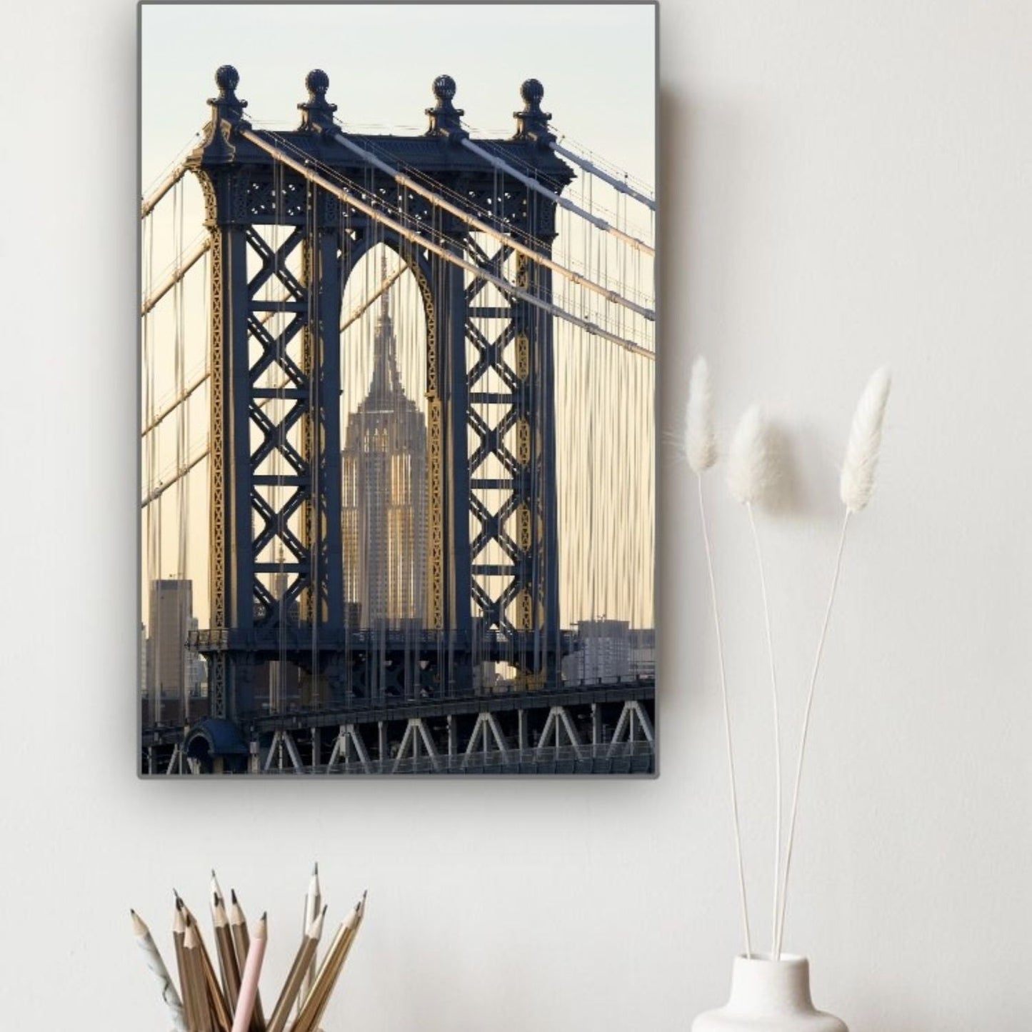 Cuadro Decorativo tipo Marmol New York 40 x 40