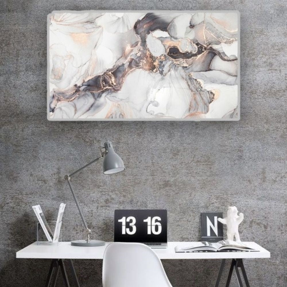 Cuadro Decorativo tipo Marmol Black 50 x 70