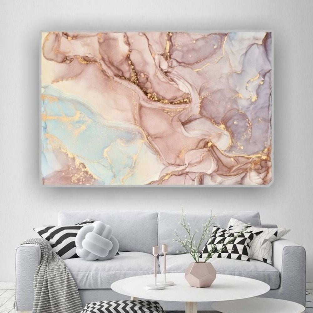 Cuadro Decorativo tipo Marmol Pink 120 x 180