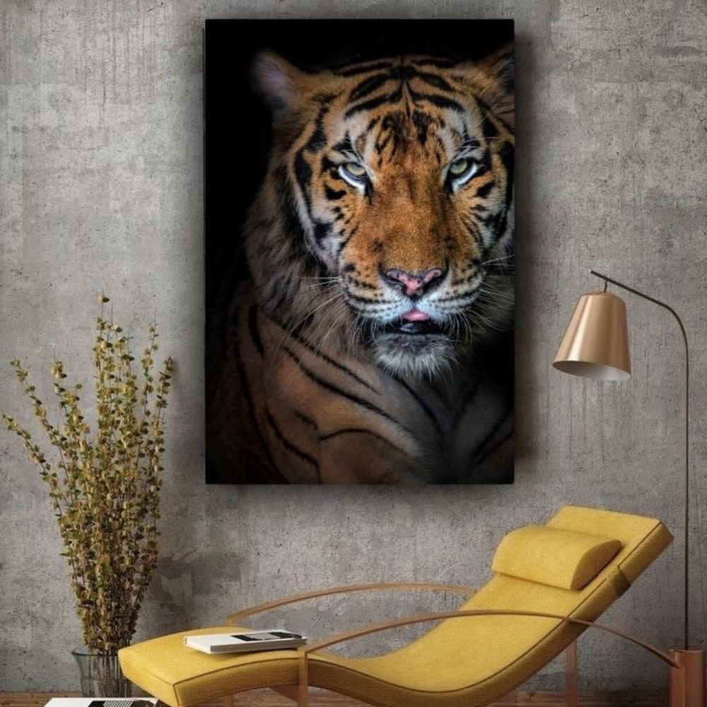 Cuadro Decorativo tipo Marmol Cara Tigre Rafe 180 x 120