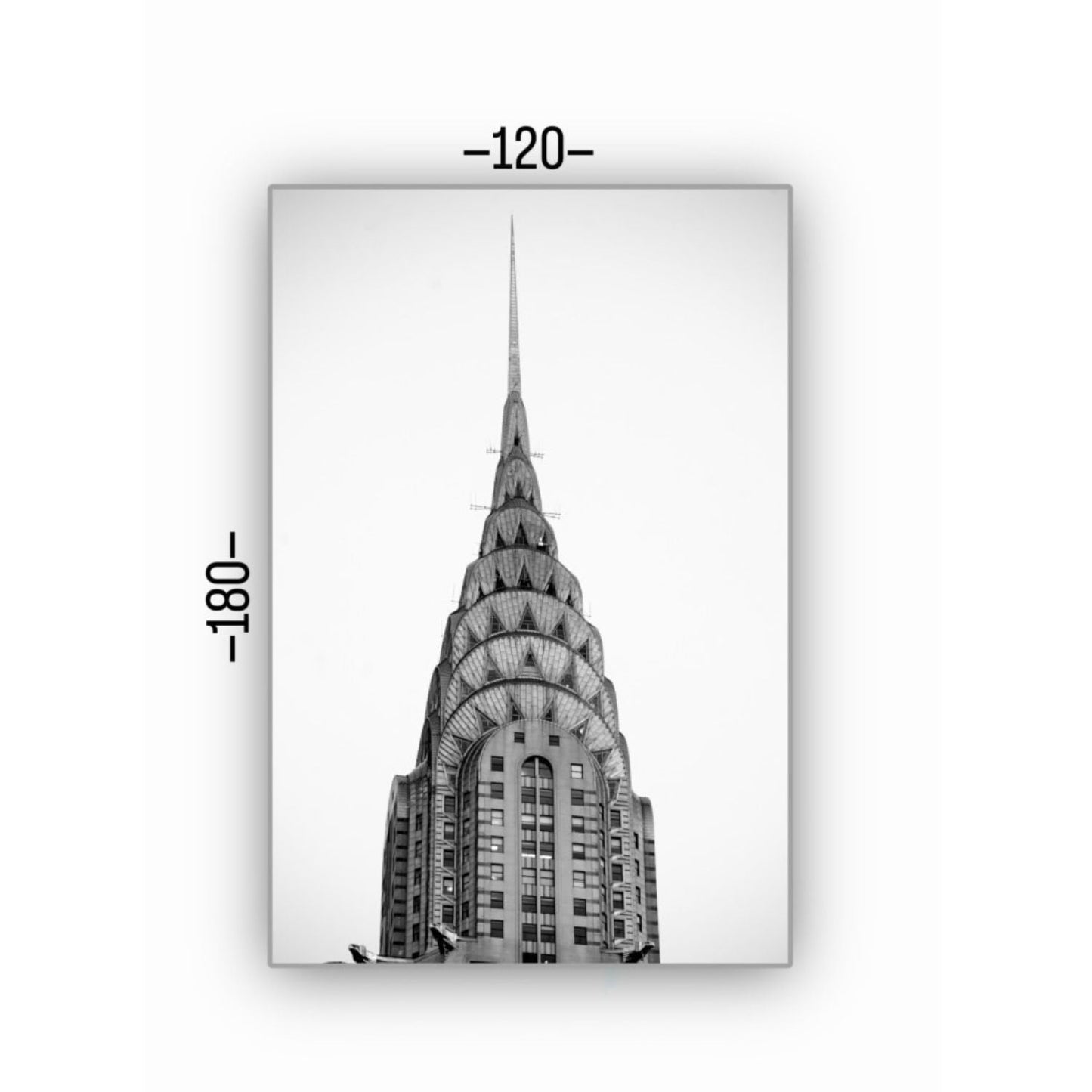 Cuadro Decorativo tipo Marmol Empire State 180 x 120
