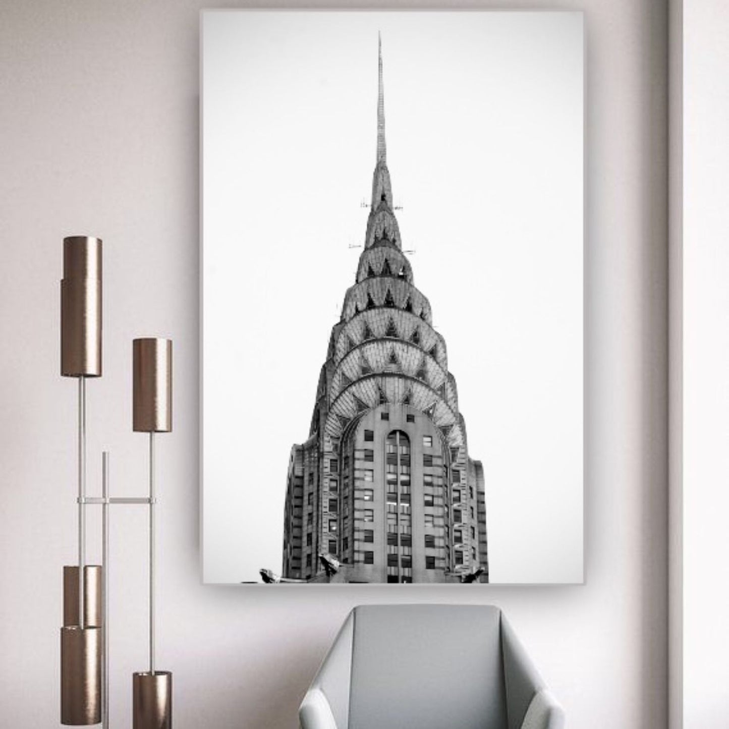 Cuadro Decorativo tipo Marmol Empire State 120 x 90