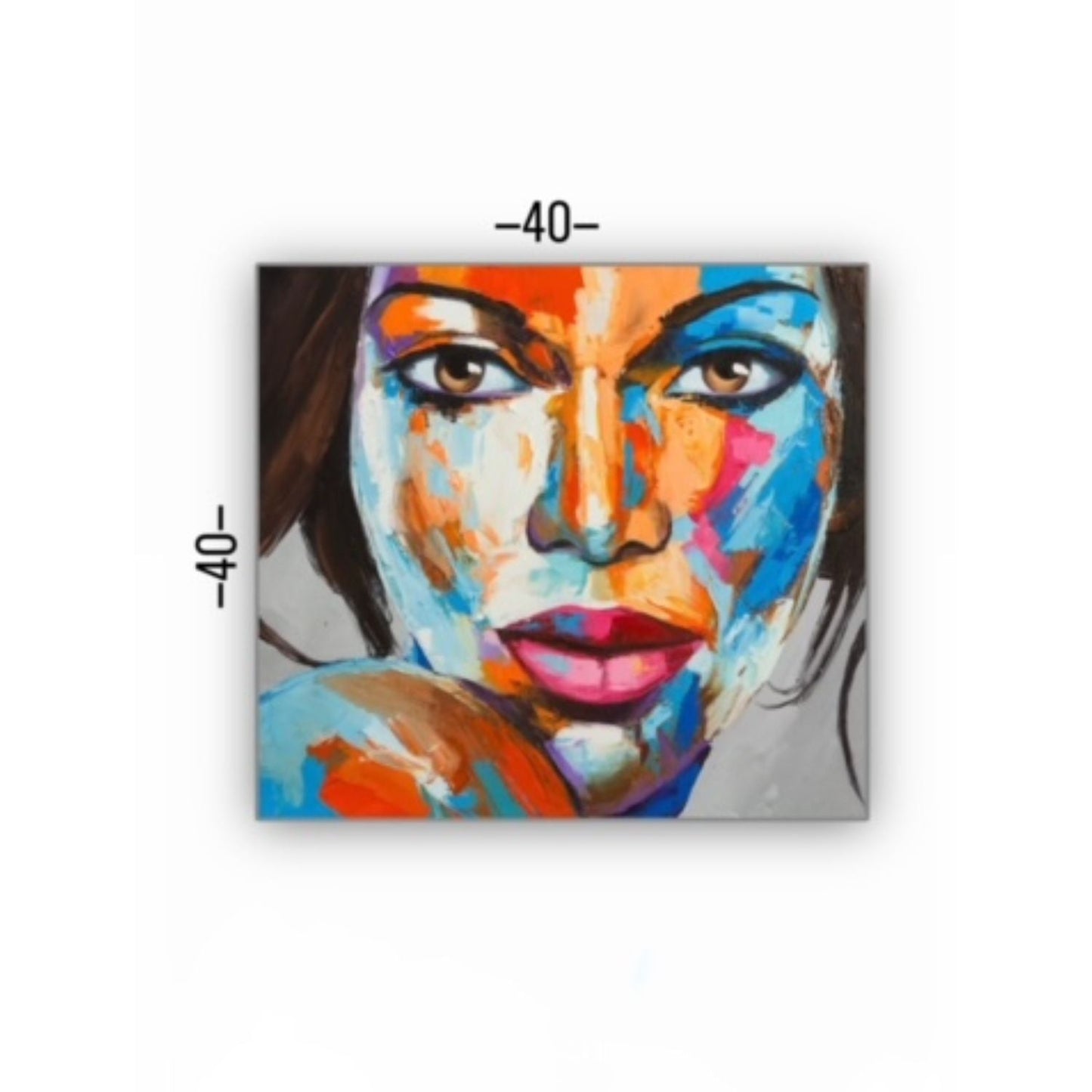 Cuadro Decorativo tipo Marmol Soronia 40 x 40