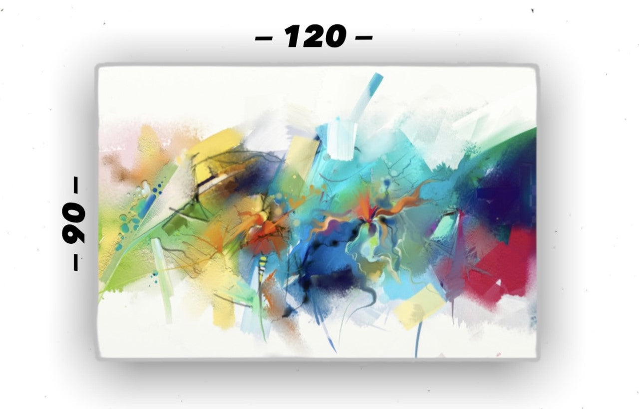 Cuadro Decorativo tipo Marmol Abstract 90 x 120