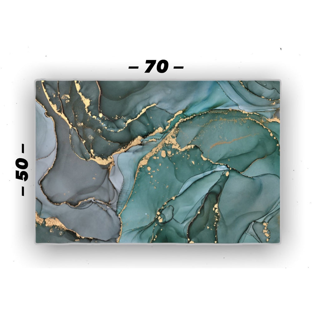 Cuadro Decorativo tipo Marmol Green 50 x 70