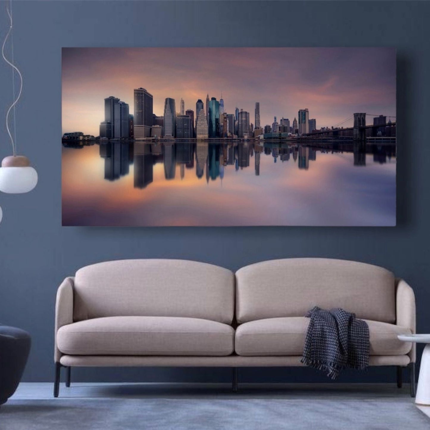 Cuadro Decorativo tipo Marmol City 60 x 180