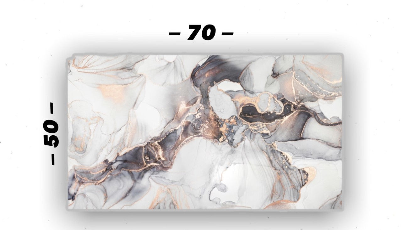 Cuadro Decorativo tipo Marmol Black 50 x 70