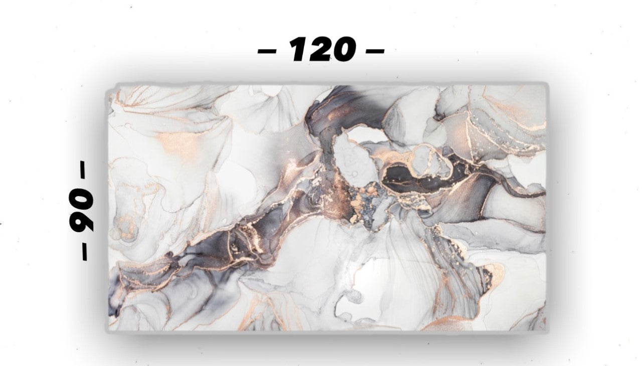 Cuadro Decorativo tipo Marmol Black 90 x 120