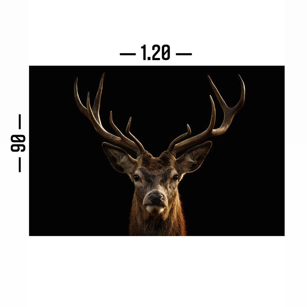Cuadro Decorativo tipo Marmol Cara De Venado 90 x 120