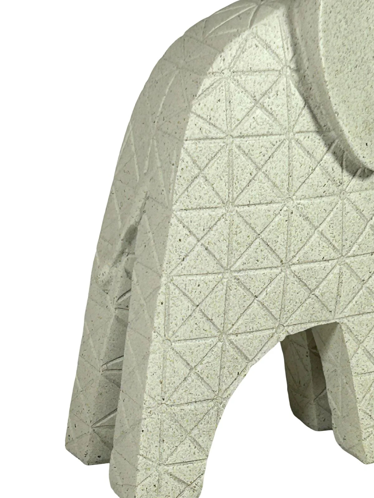 Escultura Decorativa Elefante Geometrico Alto