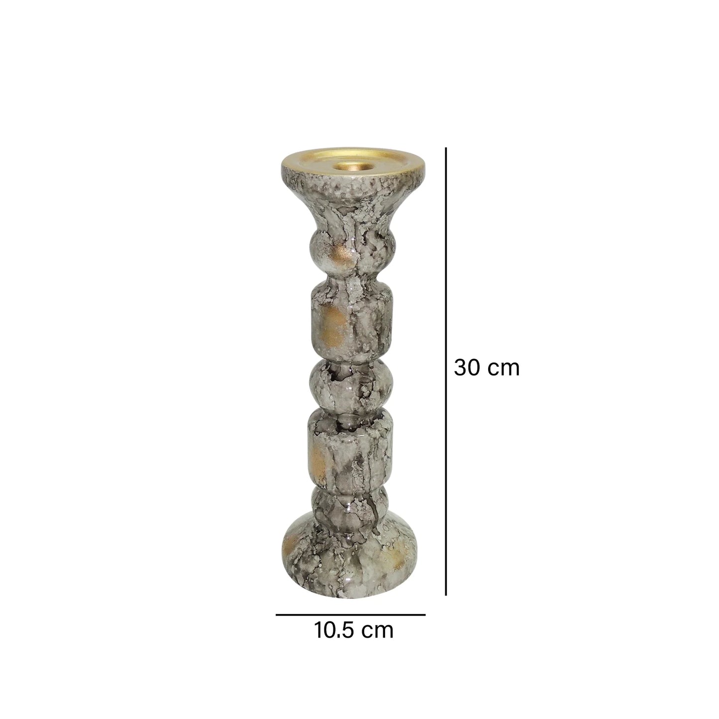 Candelabro Gris Emperador Grande