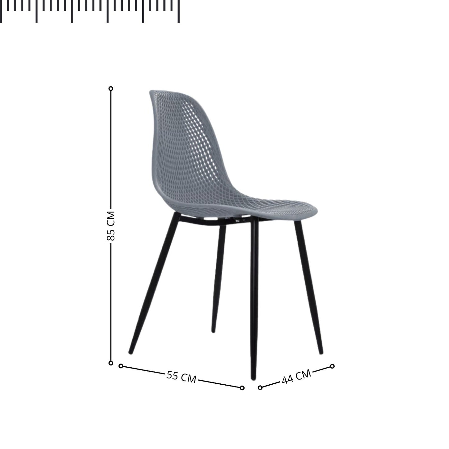 Silla Naviel II Gris