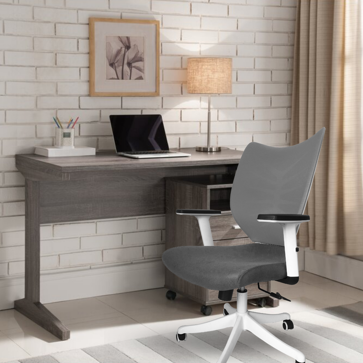 Silla De Oficina Averin Gris