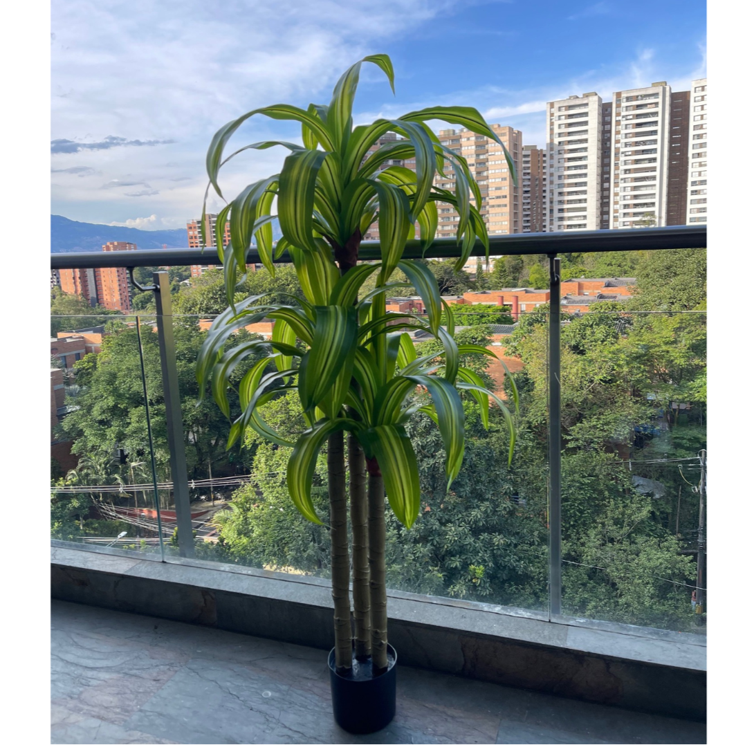 Planta Decorativa Artificial De La Felicidad 3 Troncos 180