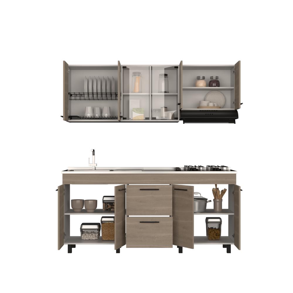 Cocina 180 Ankara con Mezon Izquierdo Bardolino Blanco