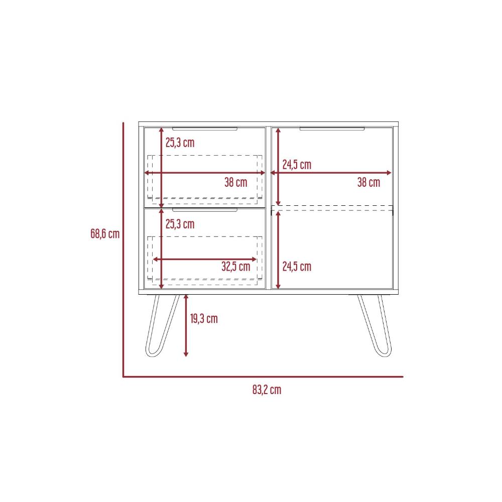 Comoda Doble Concept D 73 Duna Wengue