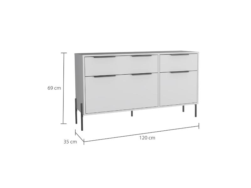 Comoda White Collection Blanco