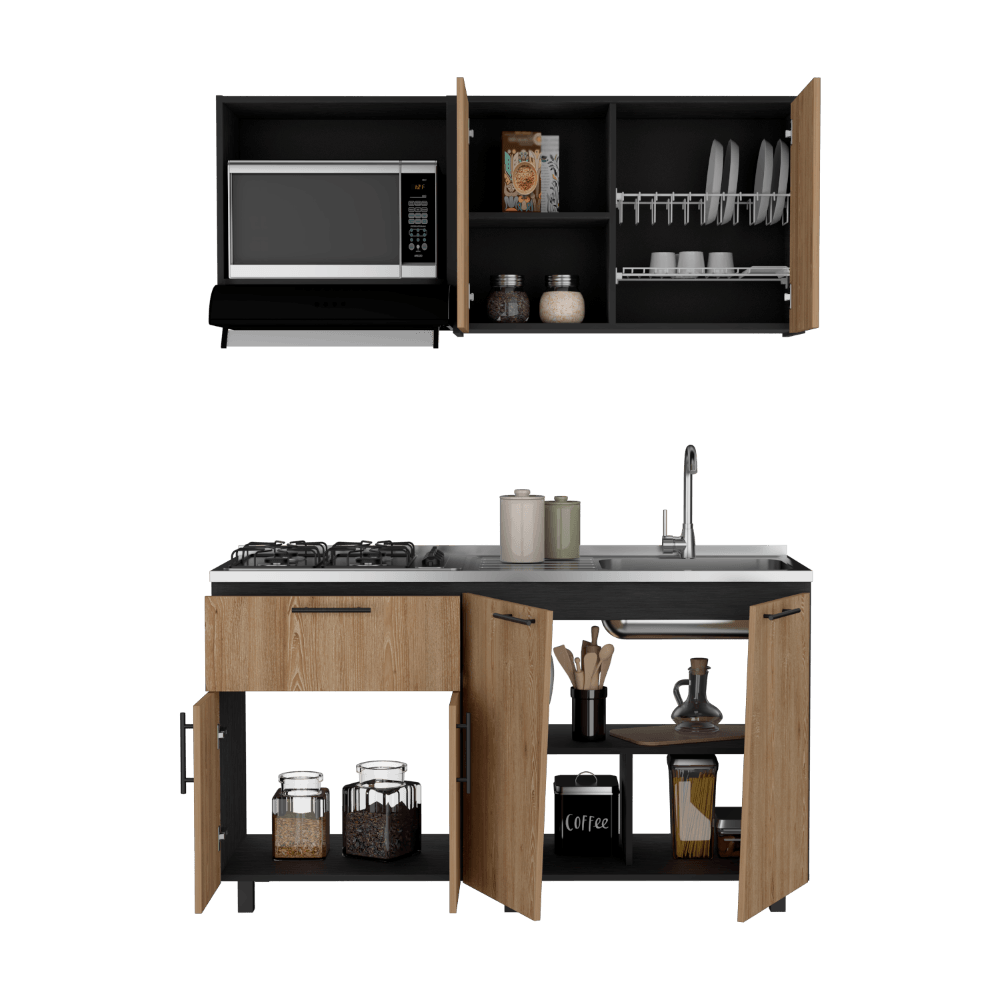 Cocina Integral Emilia Wengue y Miel con Poceta Derecha
