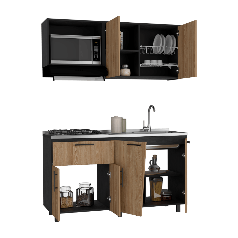 Cocina Integral Emilia Wengue y Miel con Poceta Derecha