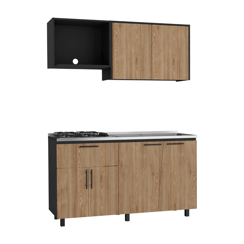 Cocina Integral Emilia Wengue y Miel con Poceta Derecha