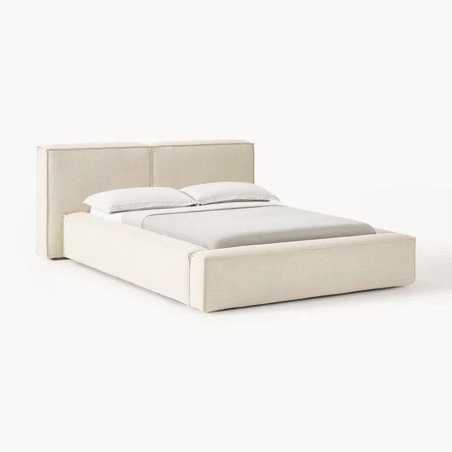 Cama tapizada Lenno Doble