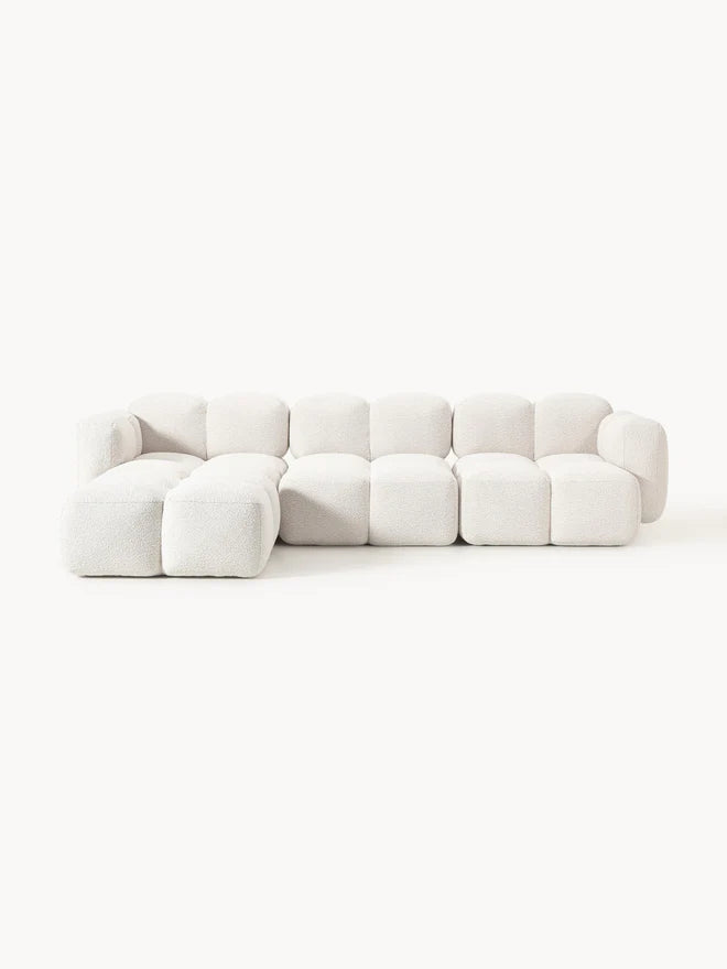 Sofá Modular Soft Cube Blanco 4 puestos