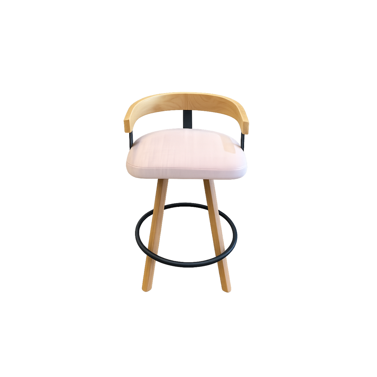 Silla de Barra Eleve Roble Rosa