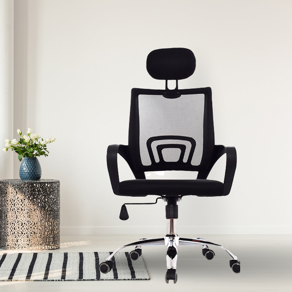 Silla De Oficina Berlin Alta Negro