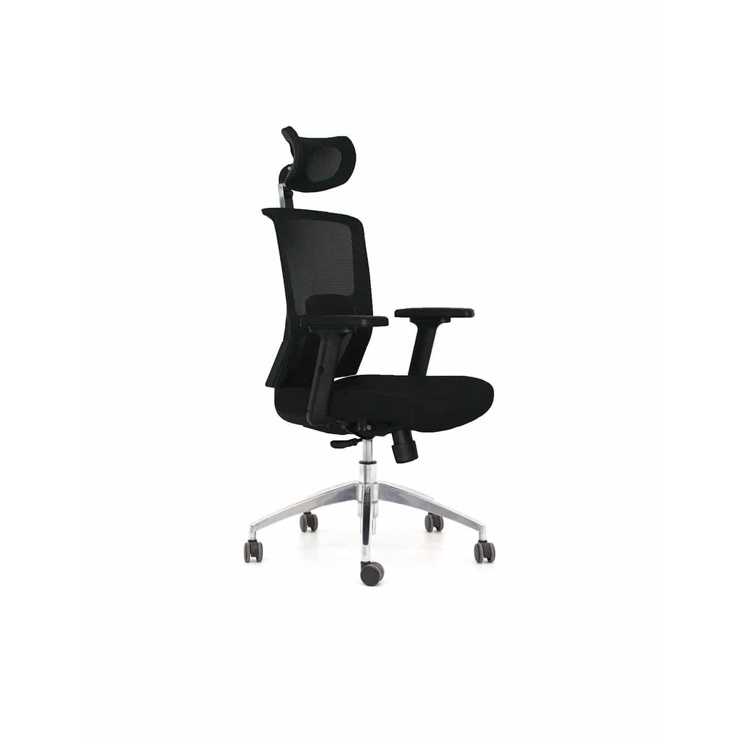 Silla de Oficina Siena Premium Negro Cromada