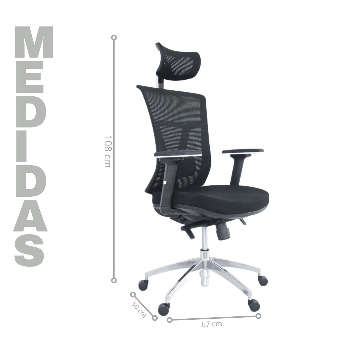 Silla De Oficina Core Premium Negro
