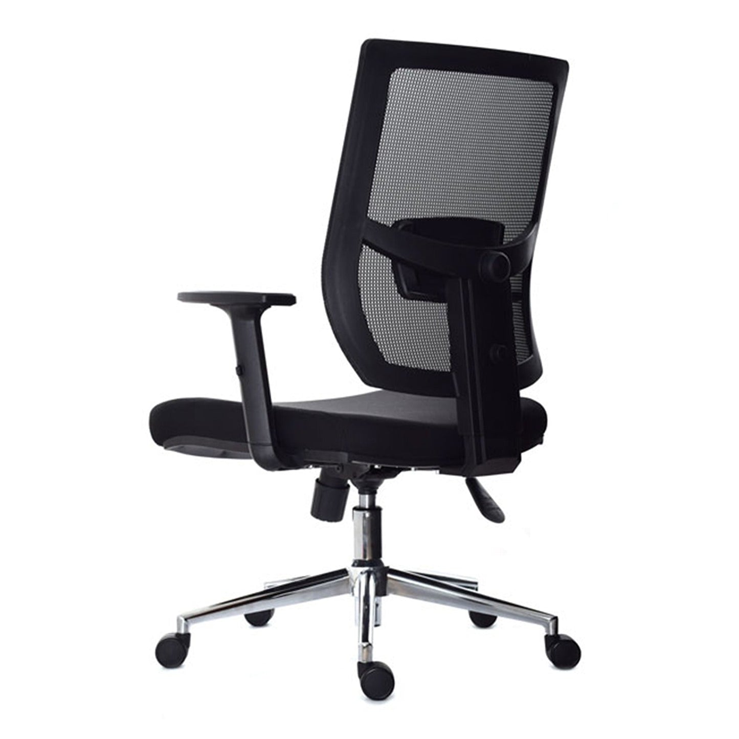 Silla De Oficina Fayet Base Cromo Negro