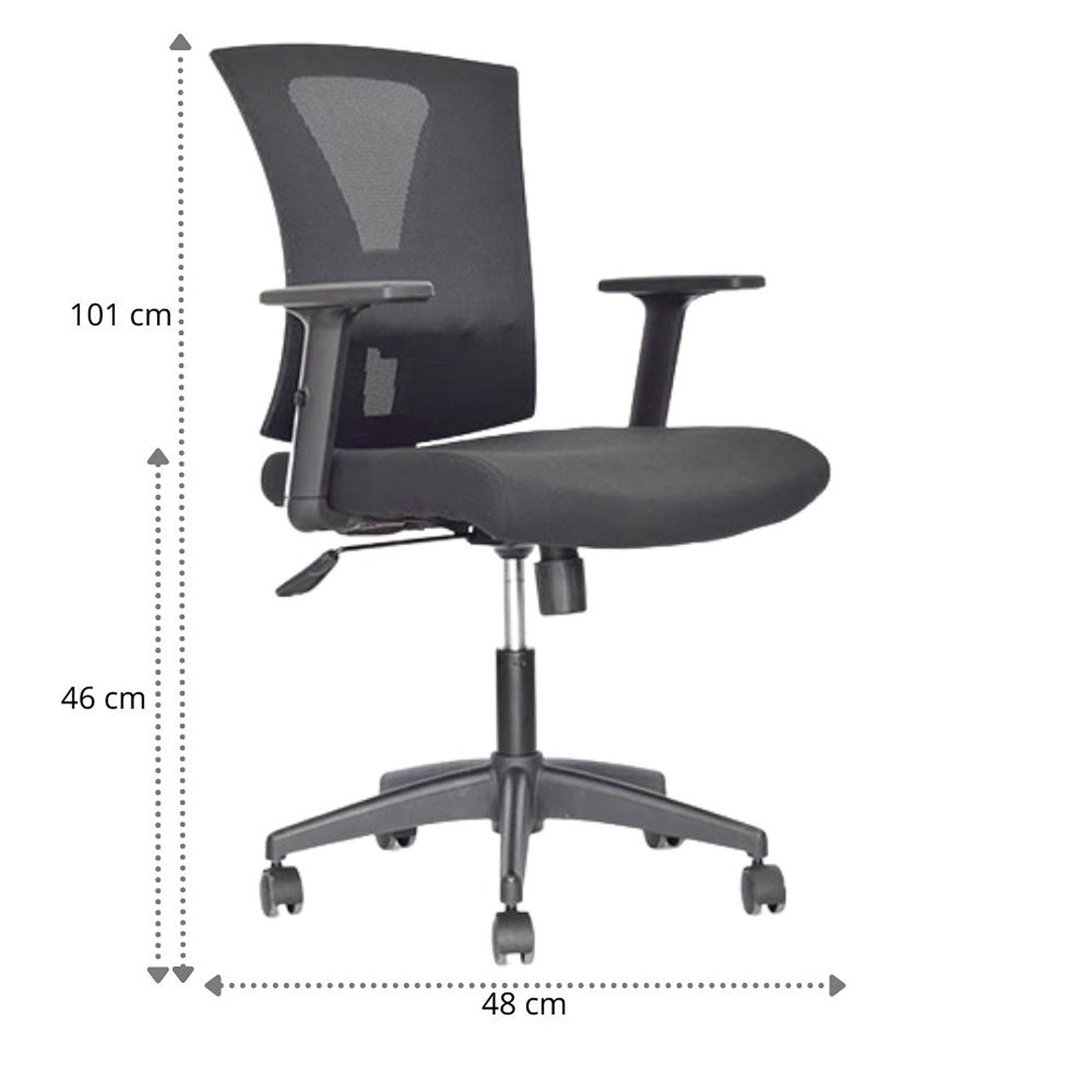 Silla De Oficina Siri Media Negro