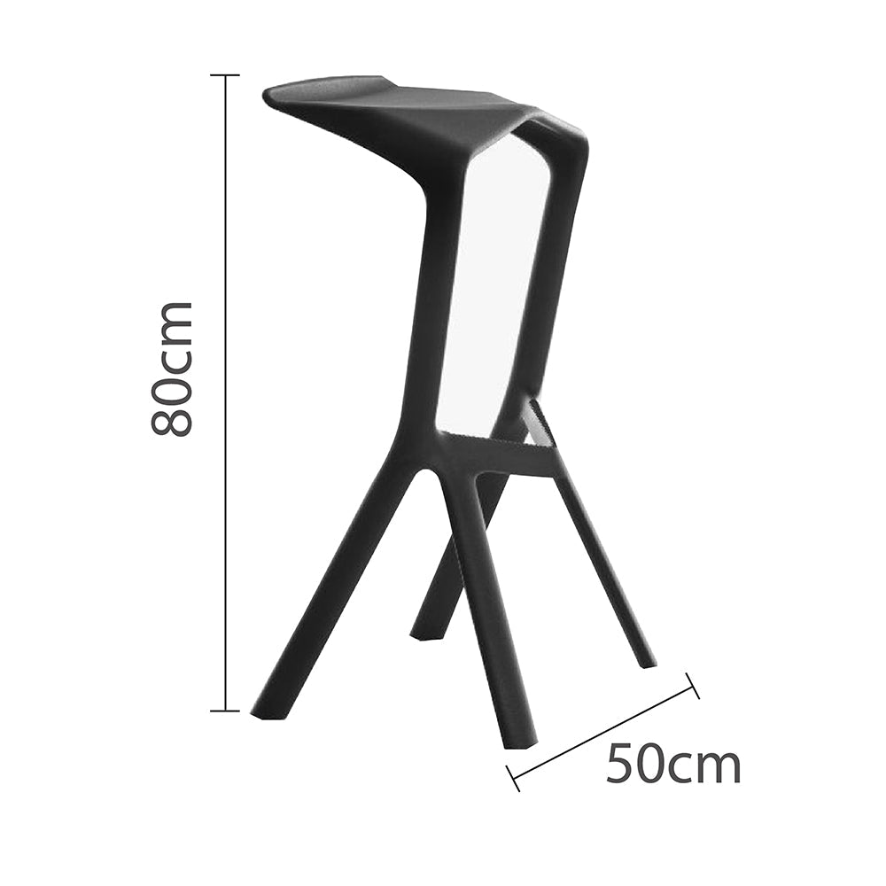 Silla de Barra Minimalista Rojo