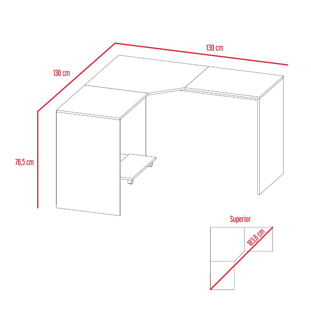 Escritorio En L Baggio Bardolino