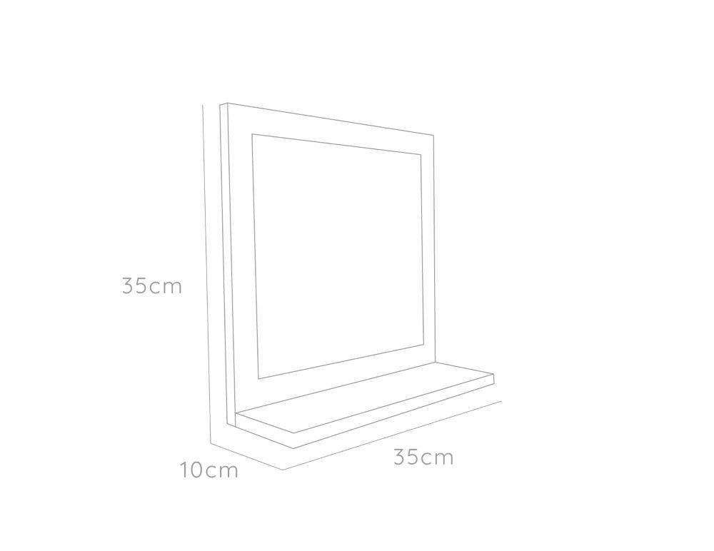 Espejo Cuadrado Make Up