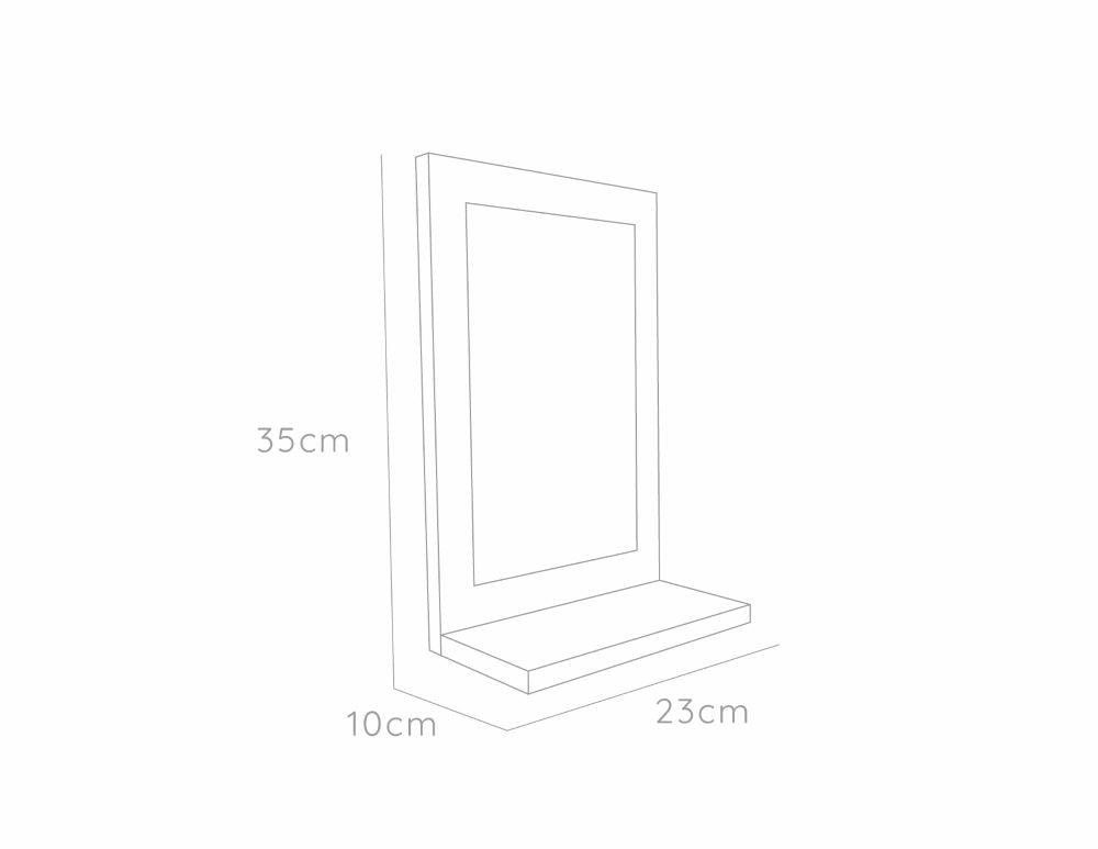 Espejo Rectangular Shaver