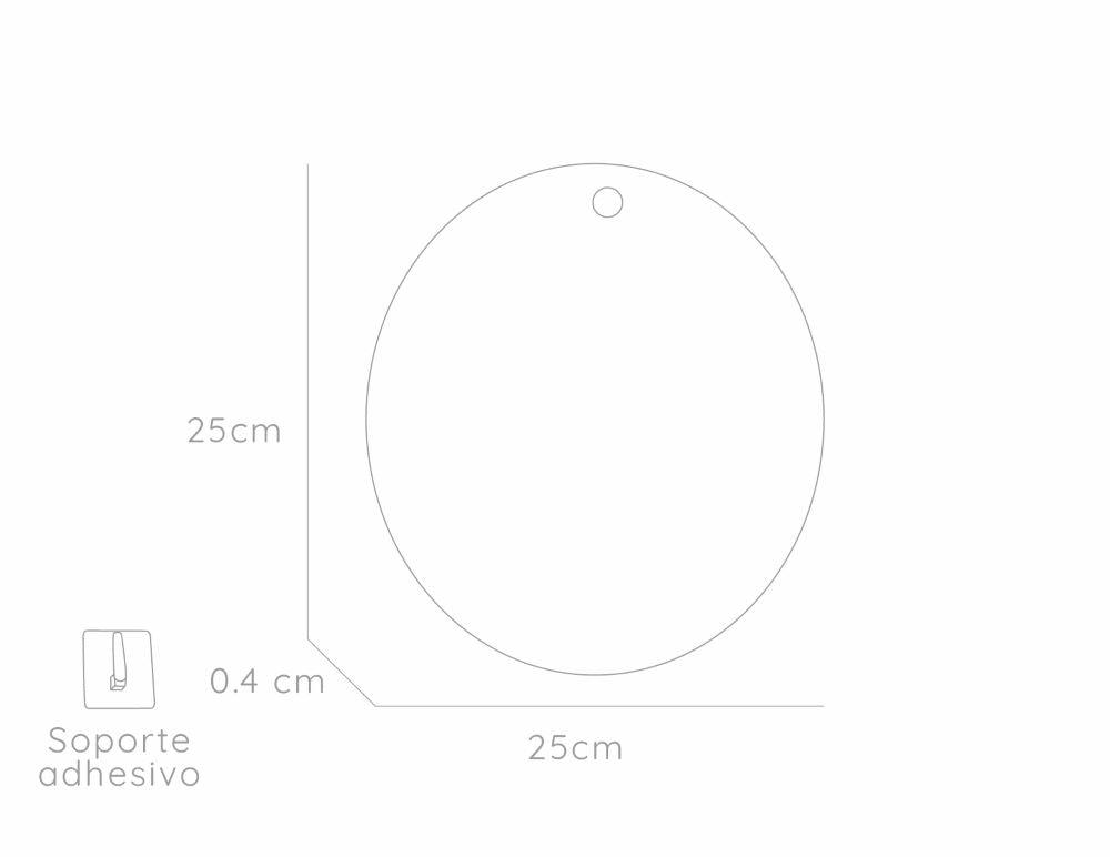 Espejo Circular Terra