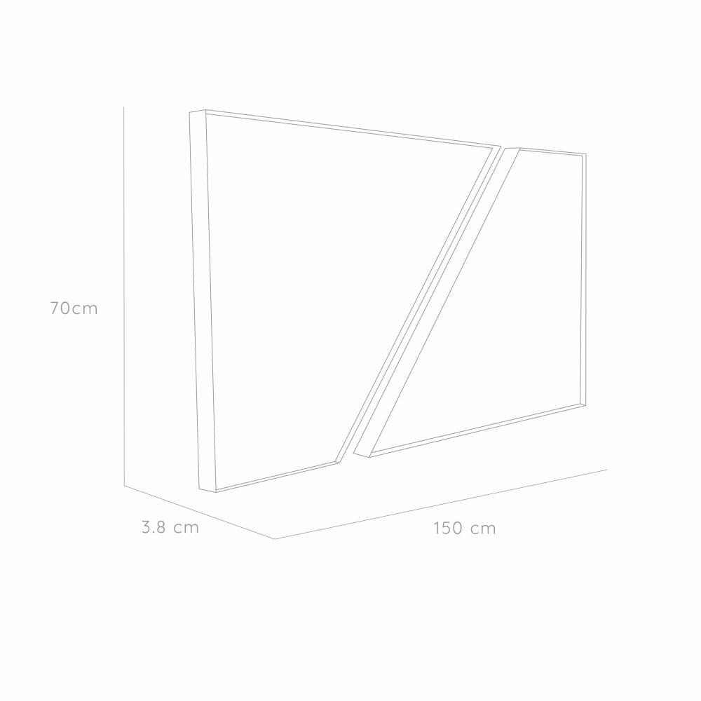 Espejo Kenny Rectacgular 150