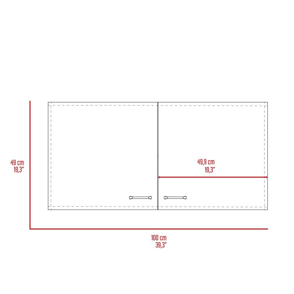 Gabinete Superior Cantabria Blanco y Duna 100 cm