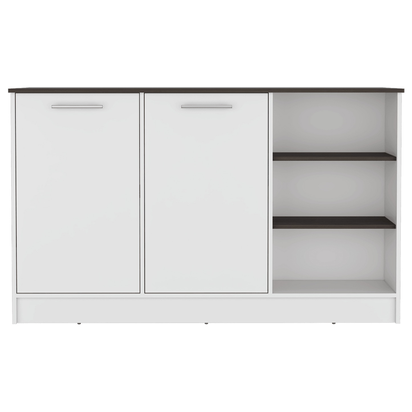 Barra de Cocina Ginger Blanco y Coñac