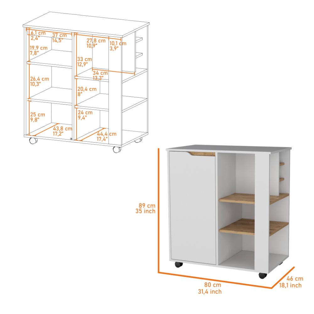 Modulo Microondas Tornati Blanco y Macadamia