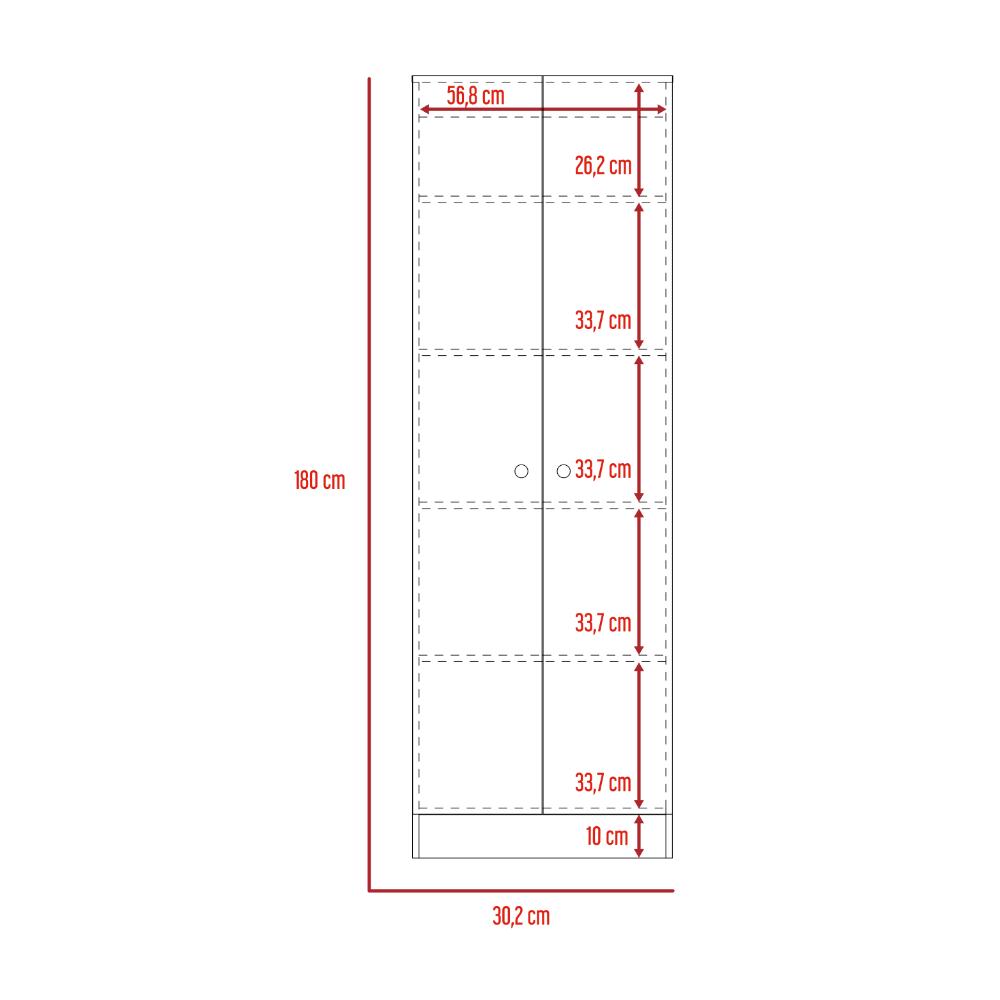 Closet 2 Pues Bellanti Multiusos Wengue