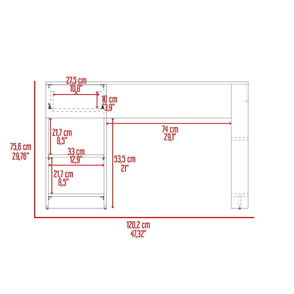 Escritorio 120 Bellanti Ceniza