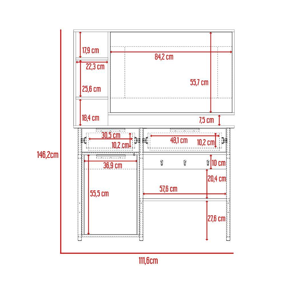 Tocador o mueble de Barberia Holland Milan